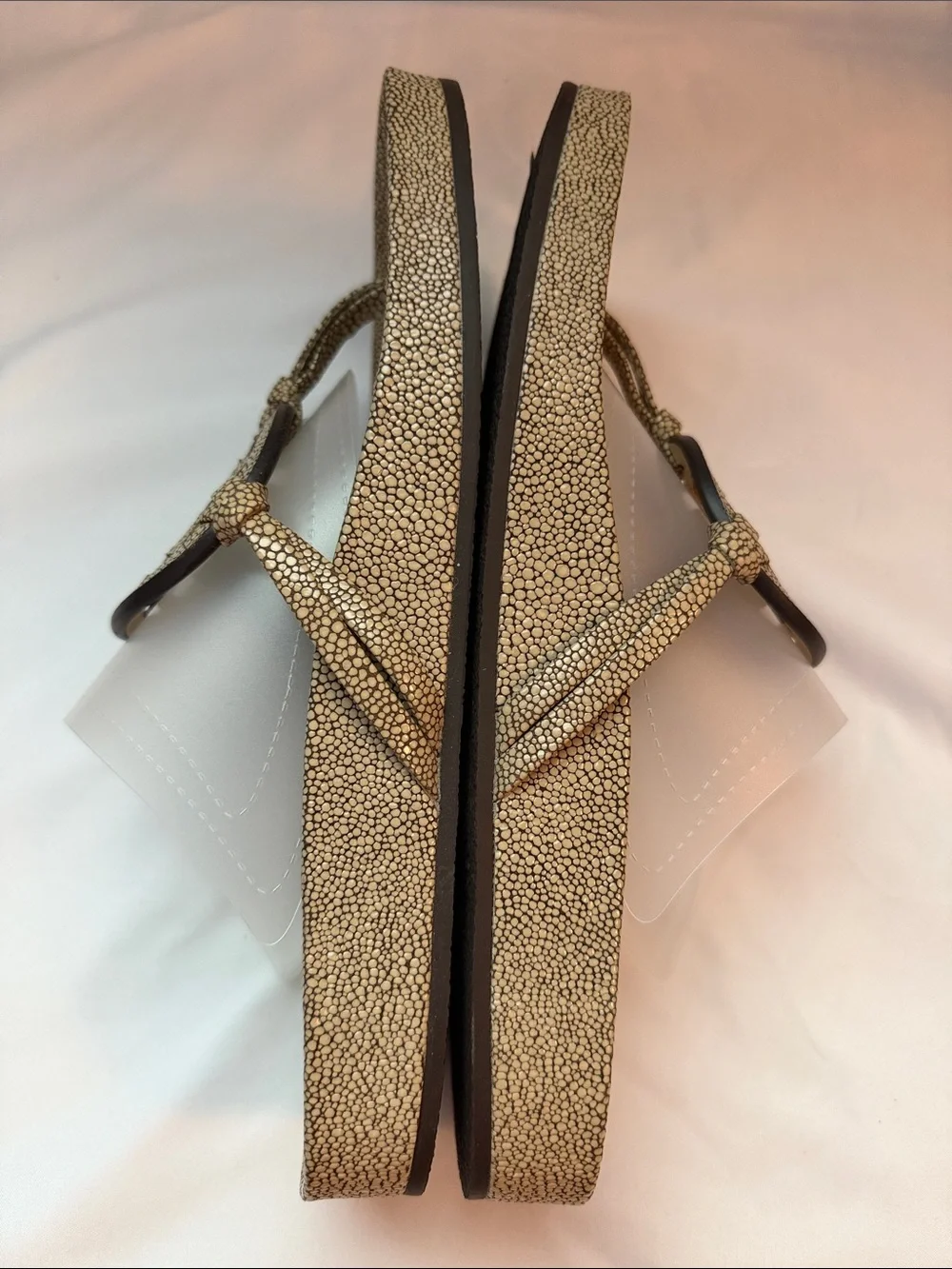 Tory Burch Miller Cloud Logo Thong Sandals Size 8.5